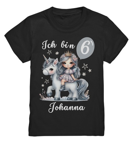 Geburtstag mädchen t shirt - 6.,