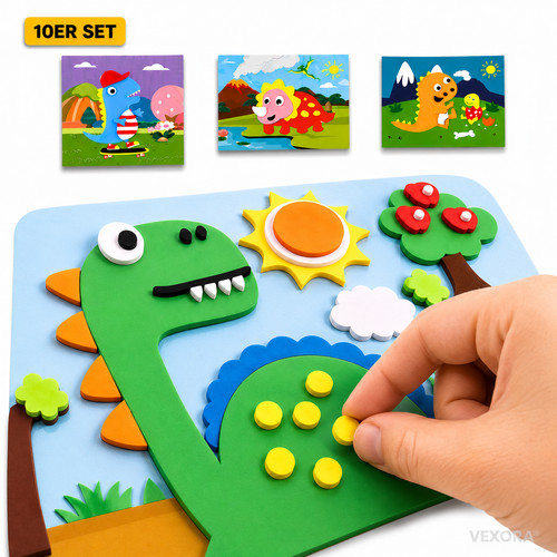 Kinder bastelset eva sticker - bastelset,