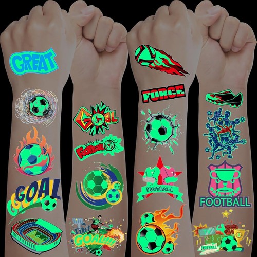 Leuchttattoos fußball kinder - leuchttattoos,