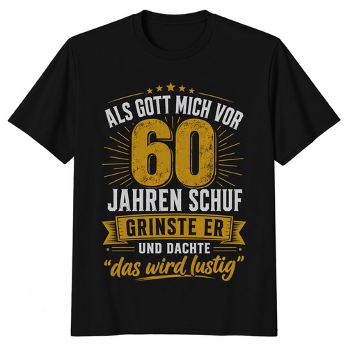 Geburtstag shirt herren - 60, t-shirt
