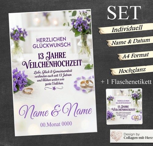 Personalisierte urkunde - personalisierte,