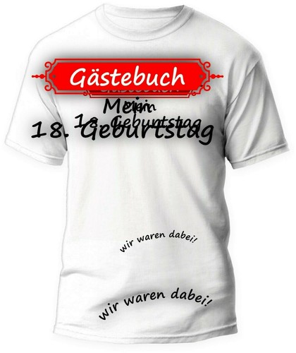 Geburtstag t shirt - 18., t-shirt