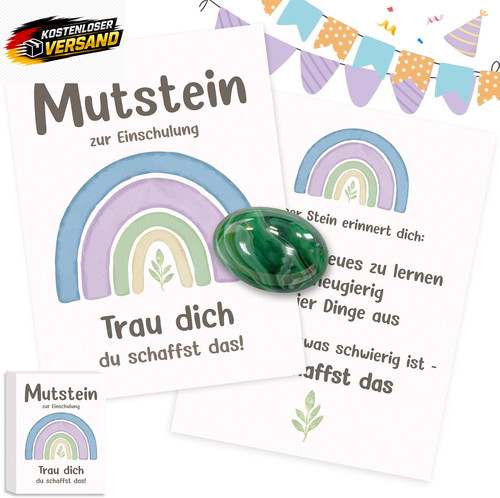Mutstein einschulung jungen - mutstein,
