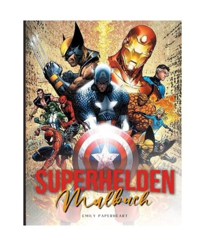 Superhelden malbuch - superhelden,
